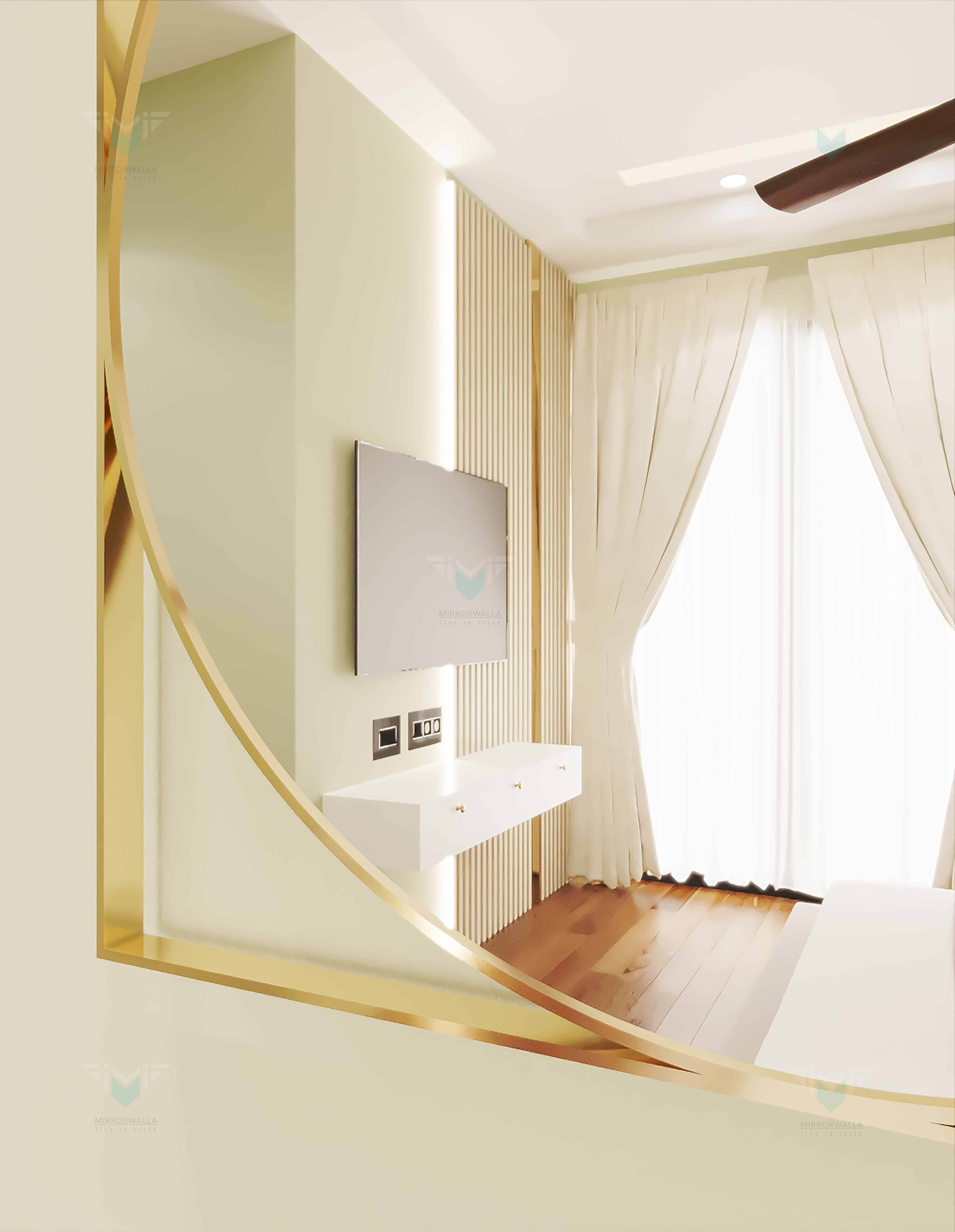 R-squire Brass Mirror - Mirrorwalla