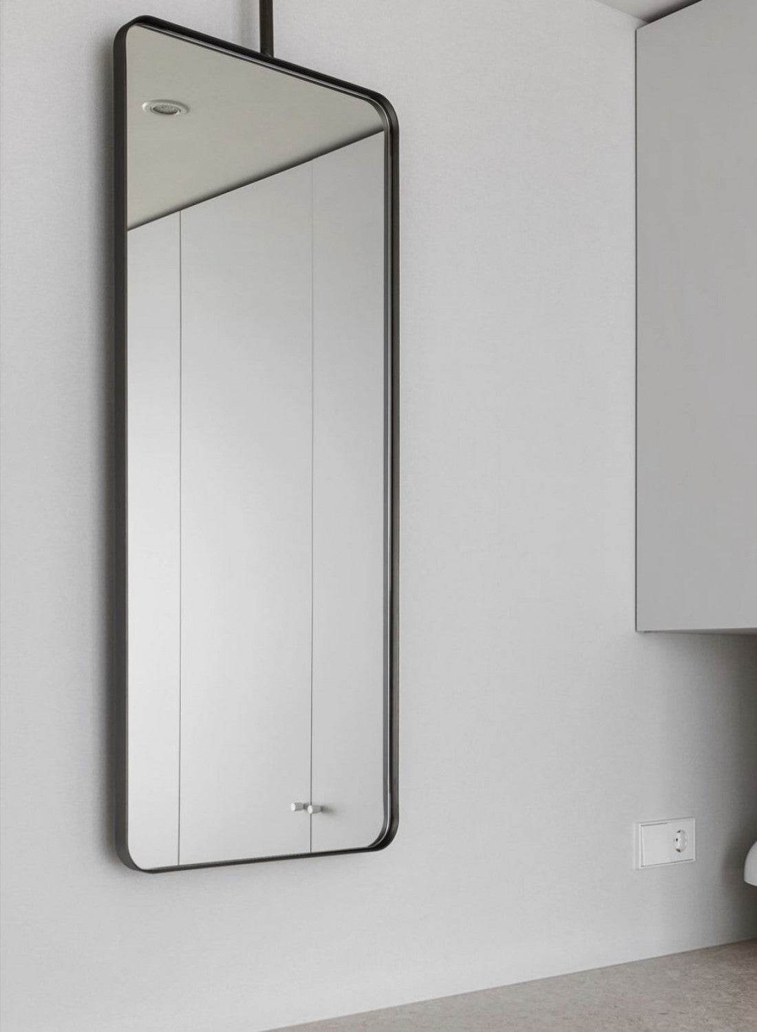 Suspended Black Pvd Mirror - Mirrorwalla