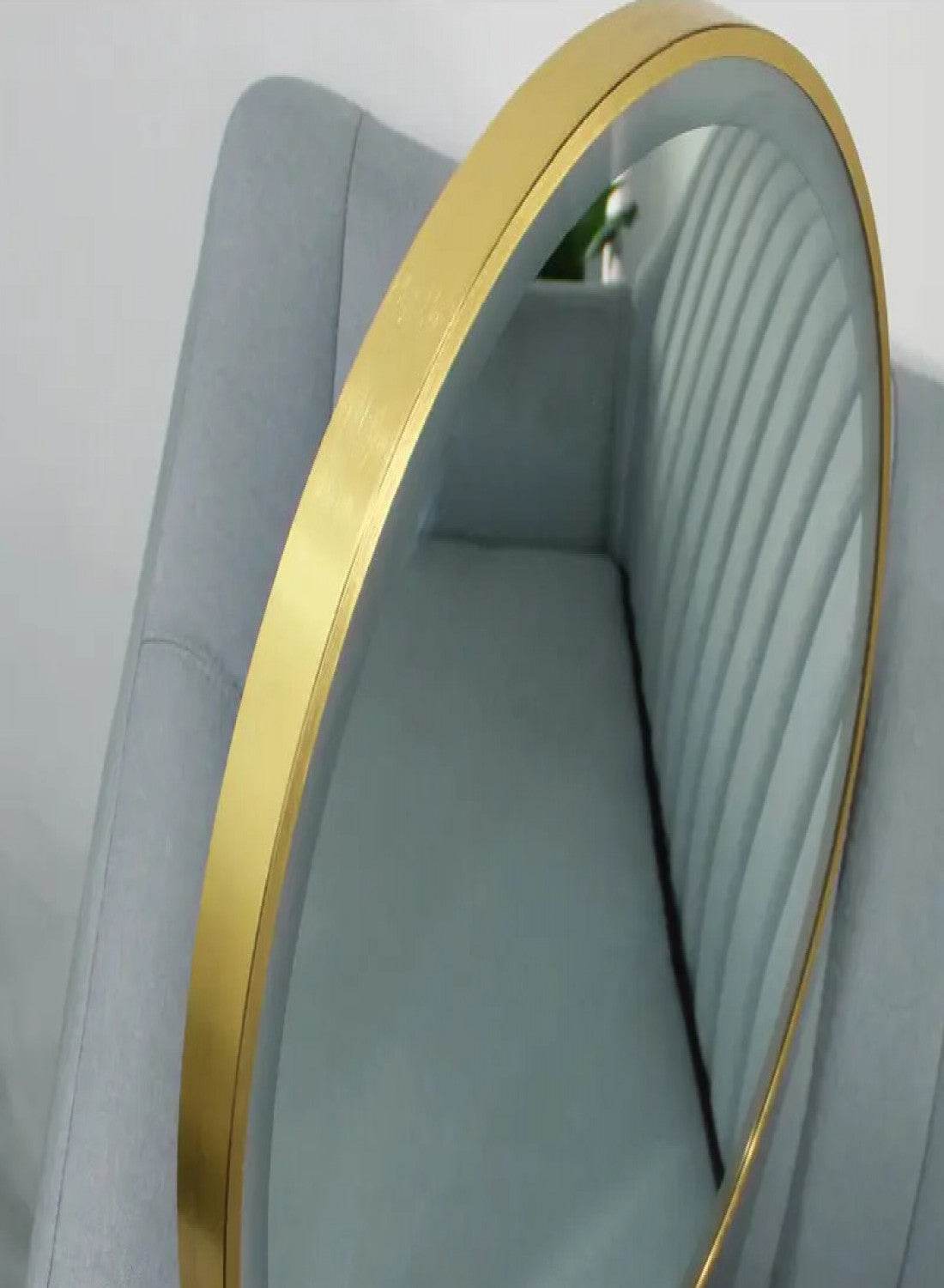 R-Gold Aluminium Led Mirror (Triple Led) - Mirrorwalla