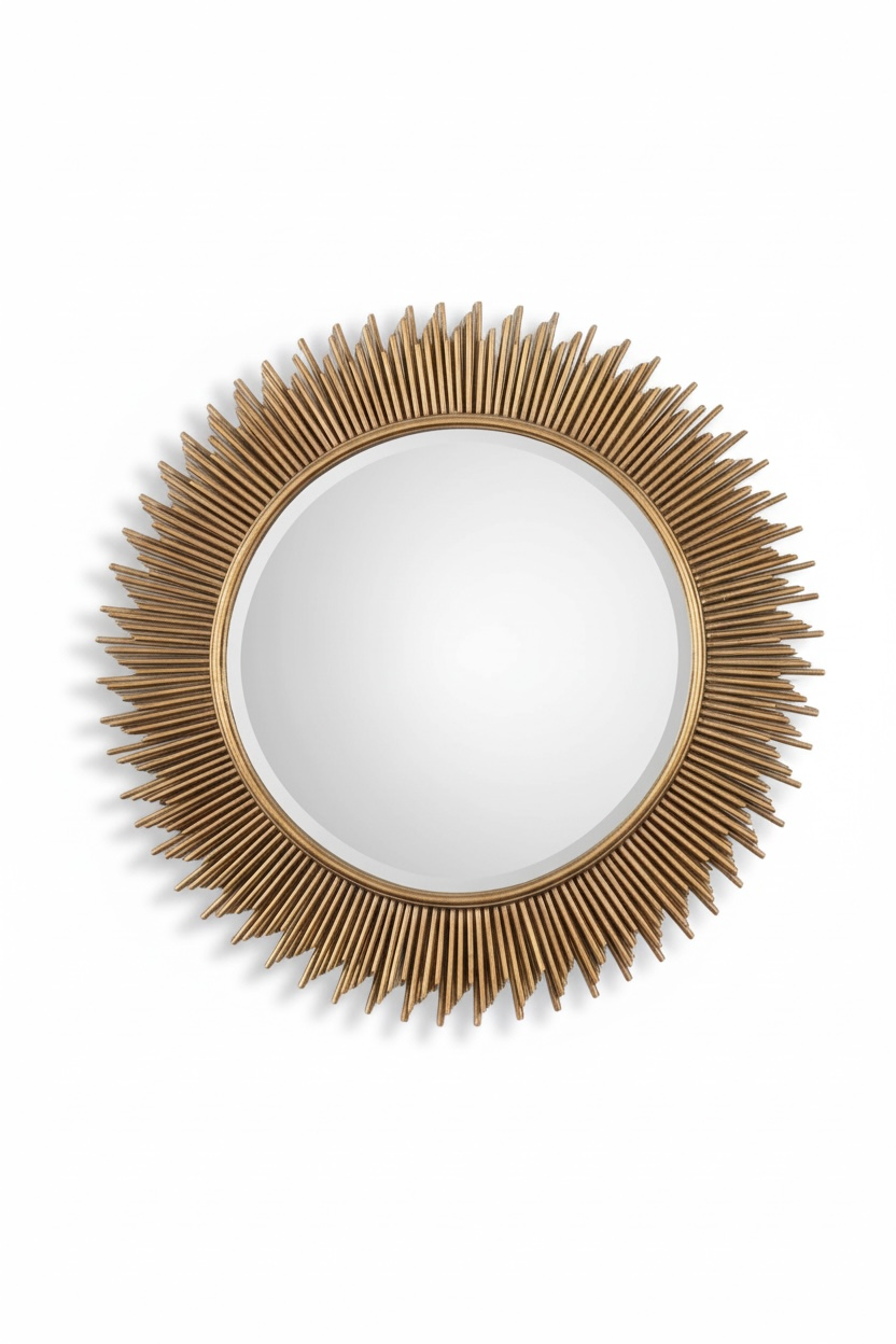 Metal Sticks Decorative Mirror