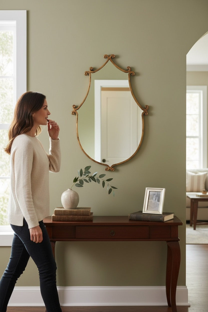 Antique Rod Decorative Mirror