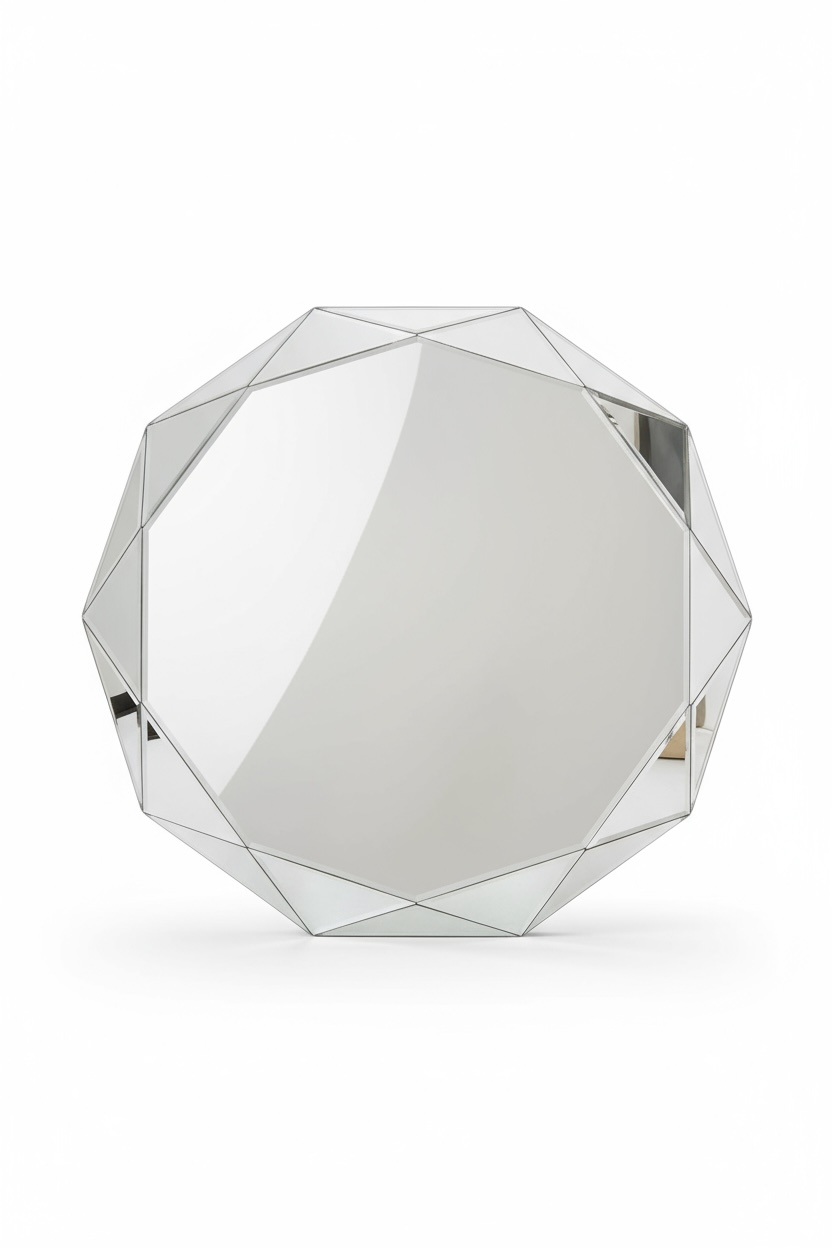 Round Diamond Decorative Mirror