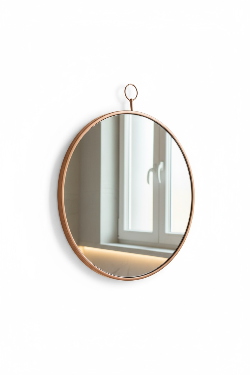 Golden Hook Decorative Mirror