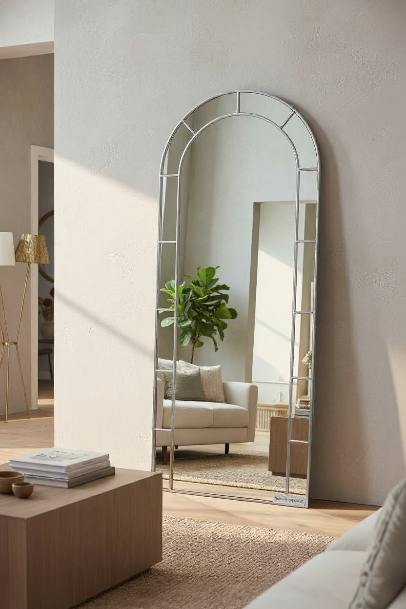 Silver Glaze Dresser Mirror