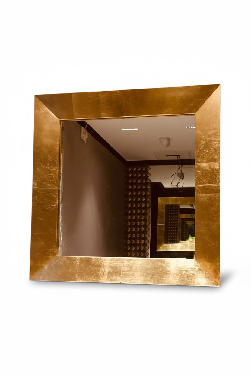 Gold Leaf Decorative Mirror