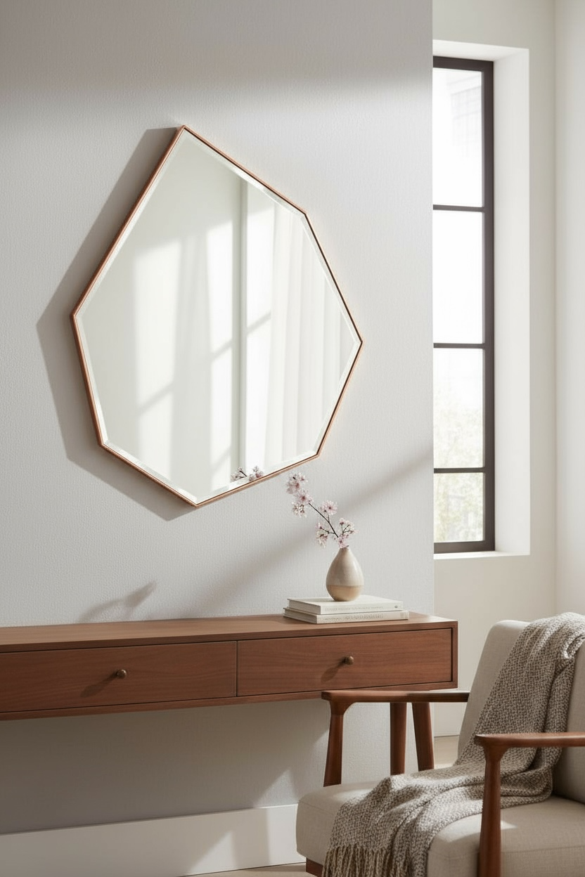 Diam Gold-edge Dc Mirror