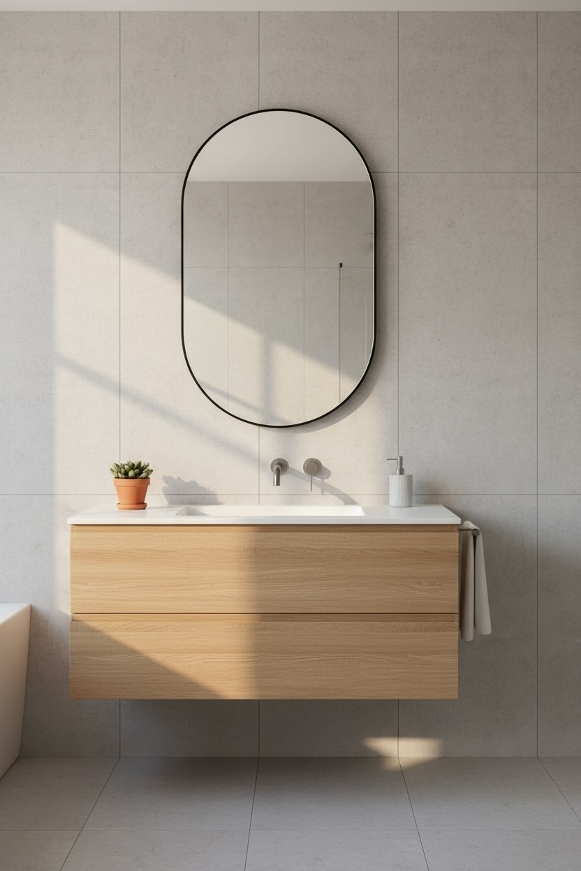 Oval Storage Dc Mirror