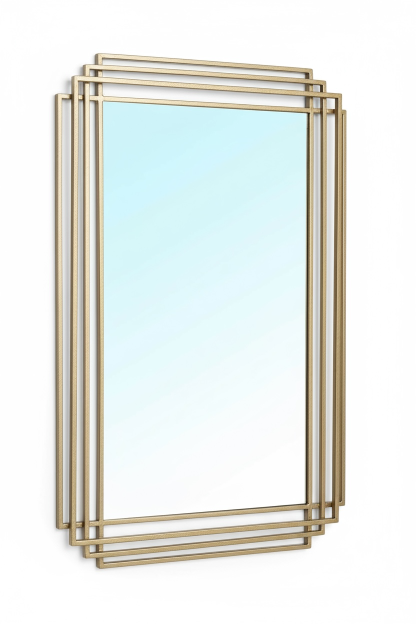 Neo Metal Gold Decorative Mirror