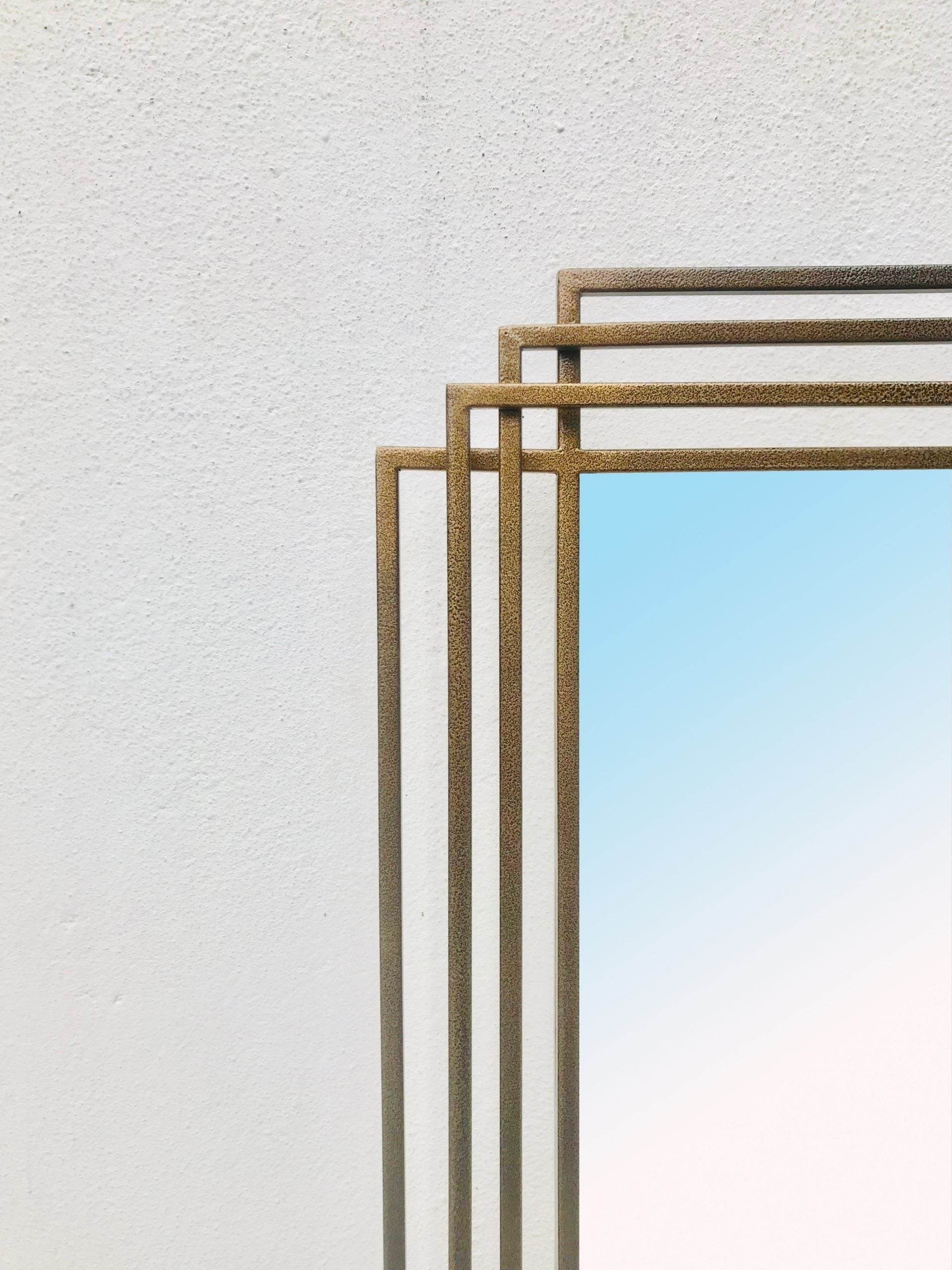 Neo Metal Gold Decorative Mirror