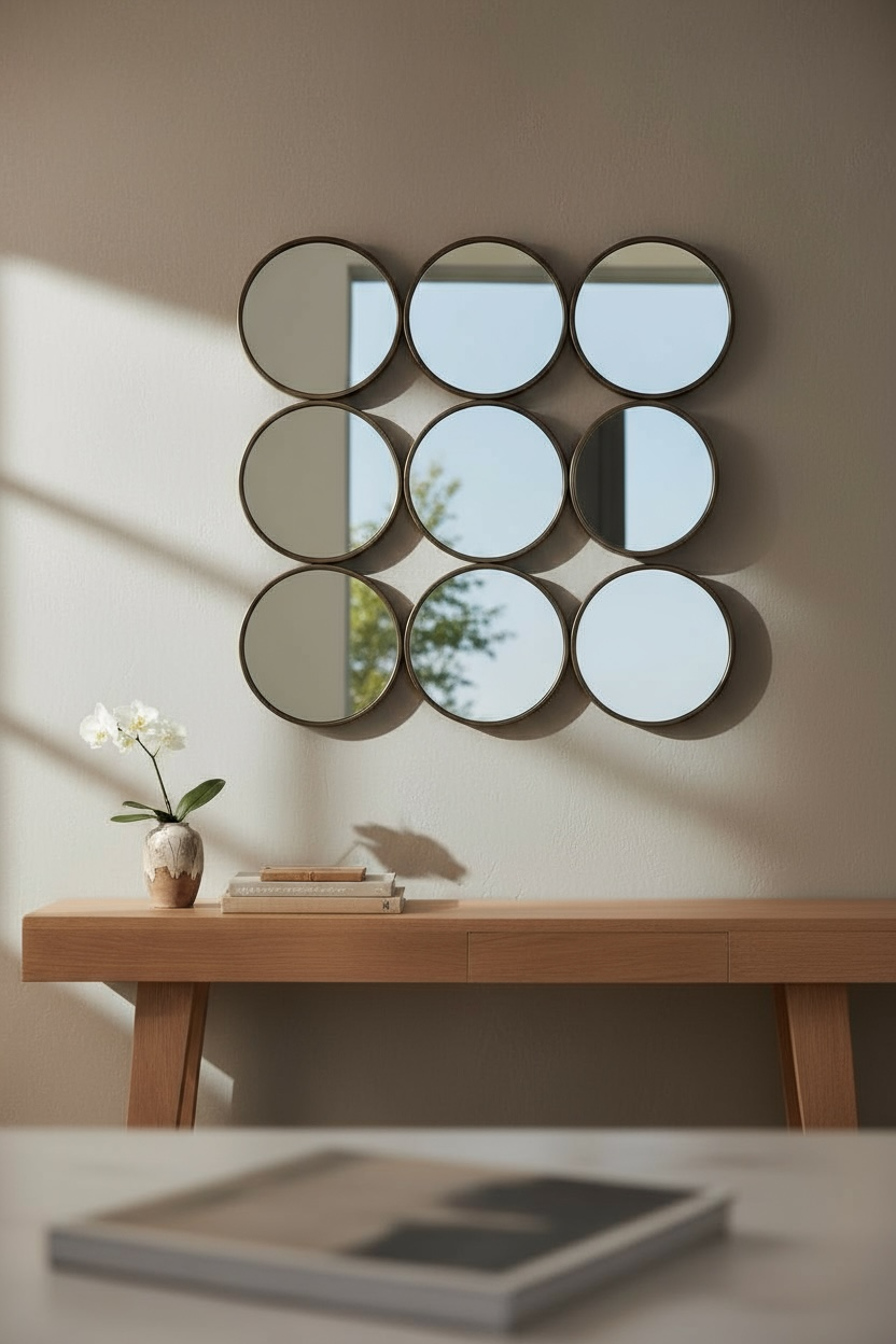 9 Balls Decorative Mirror