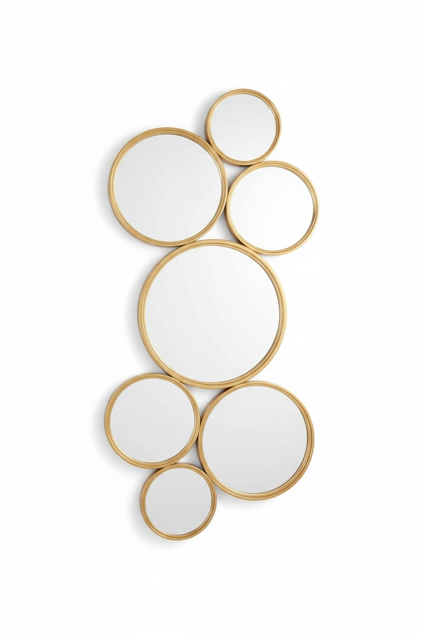 Bubble Blast Decorative Mirror