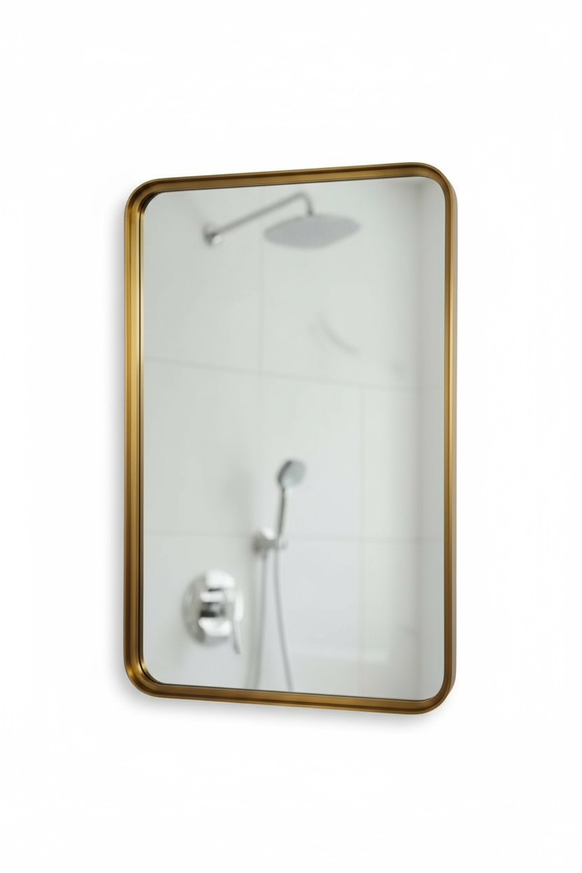 Brass Framed Decorative Mirror