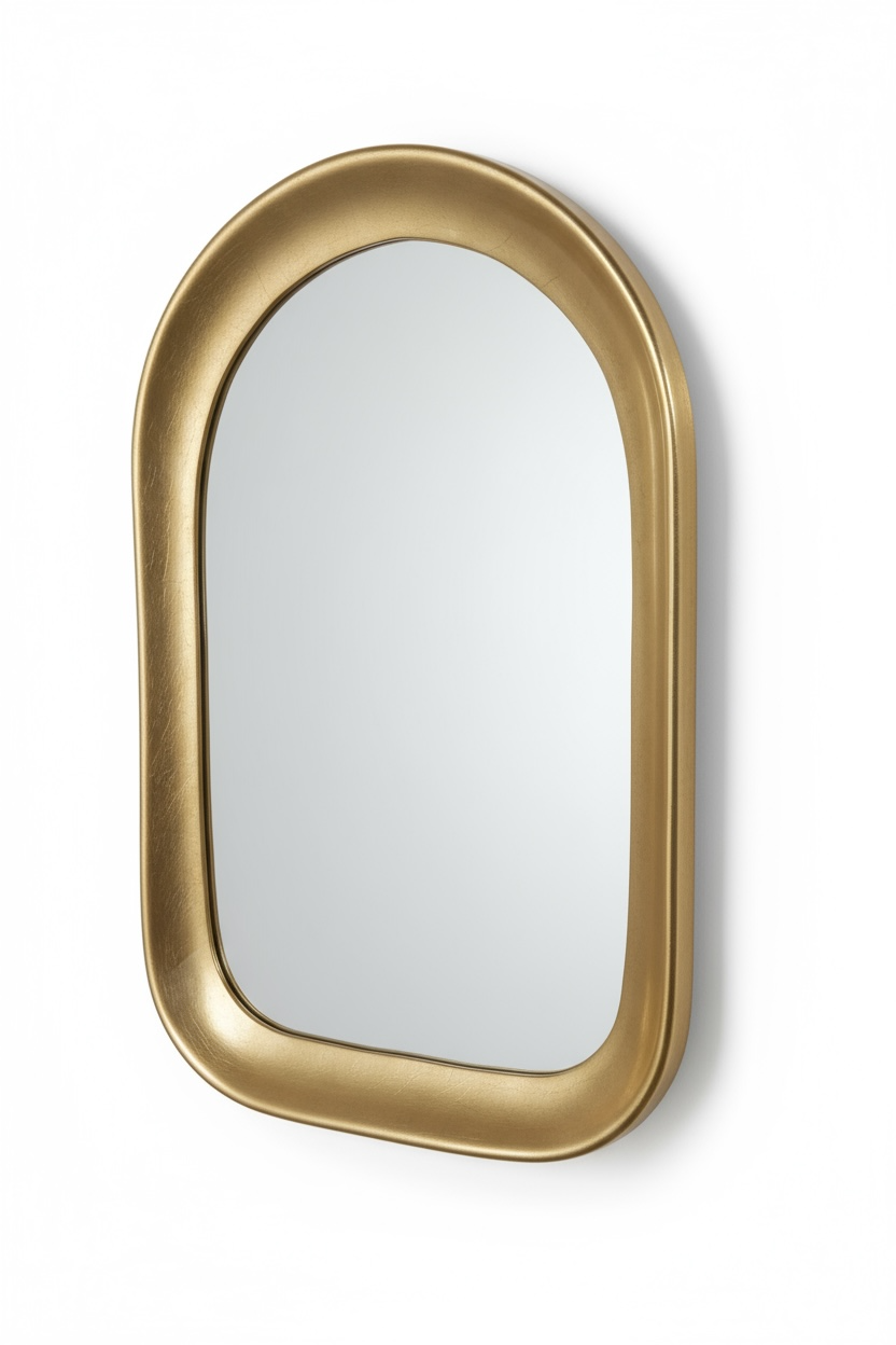 Gold meadows decorative mirror