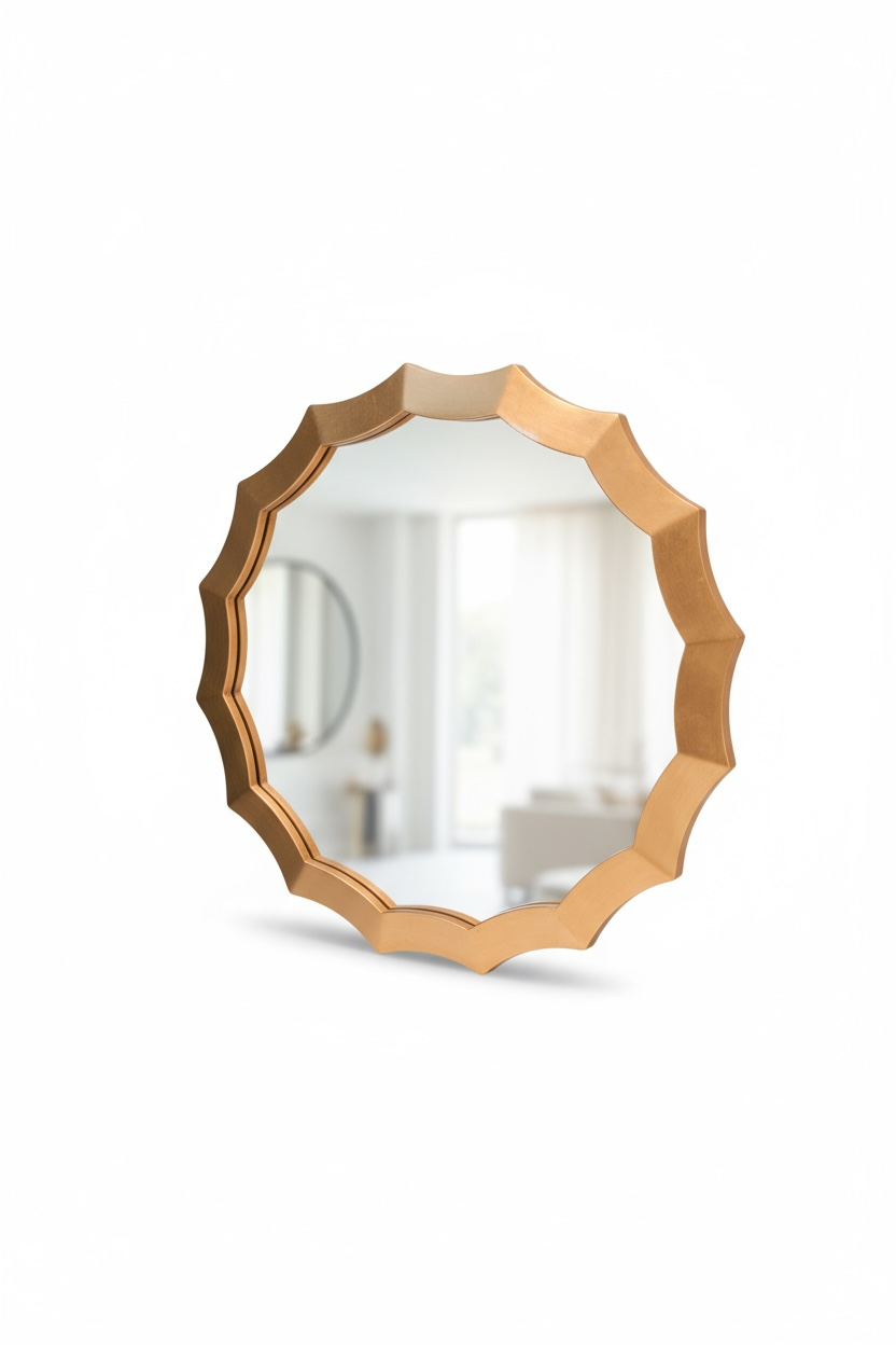 Copper Leaf Bet Wind Mirror