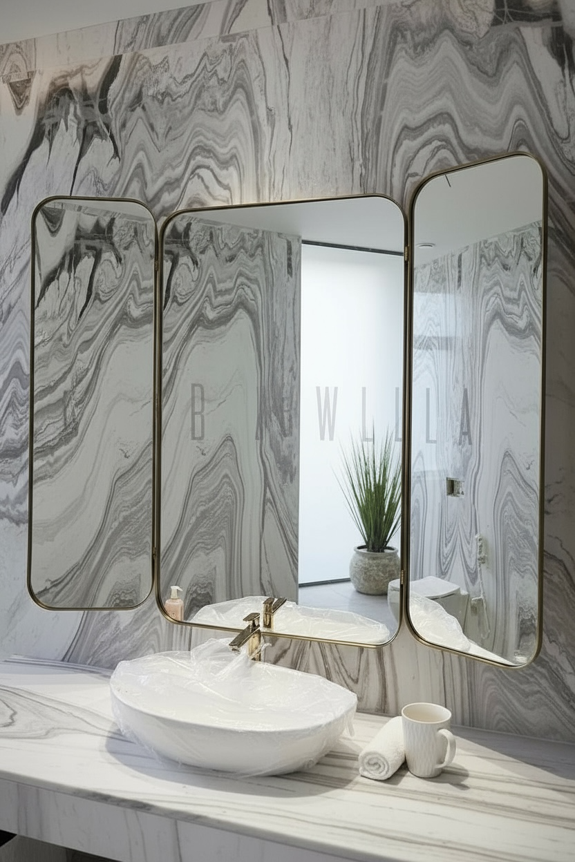 Twings movable wall mirror