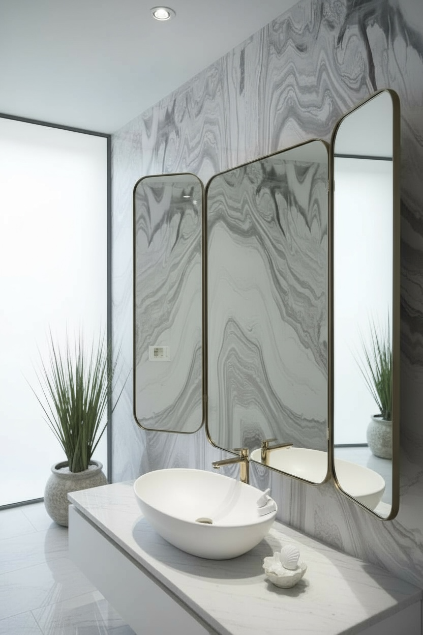 Twings movable wall mirror