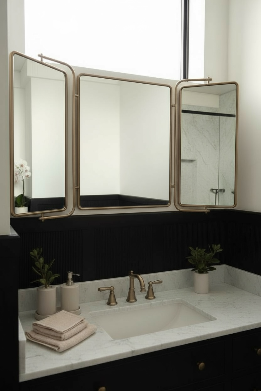 Migo movable bathroom mirror