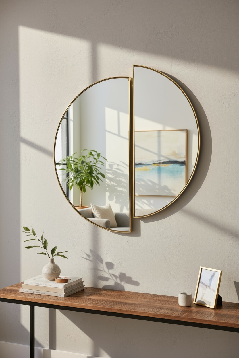 Breakcircle decorative mirror