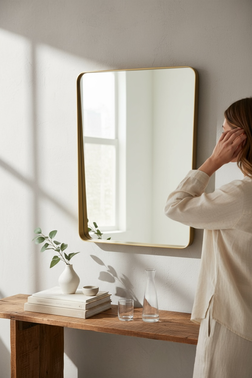 Zinx gold decorative mirror