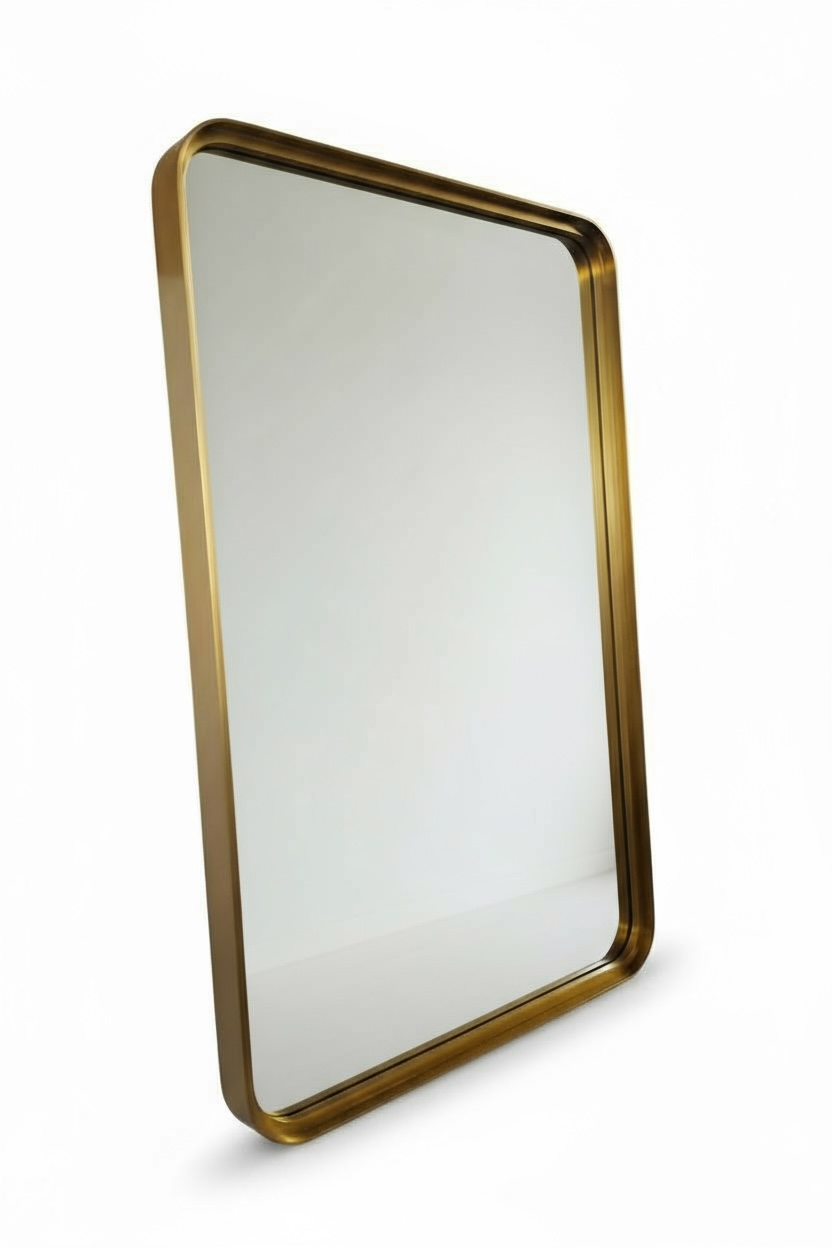 Brass Framed Decorative Mirror