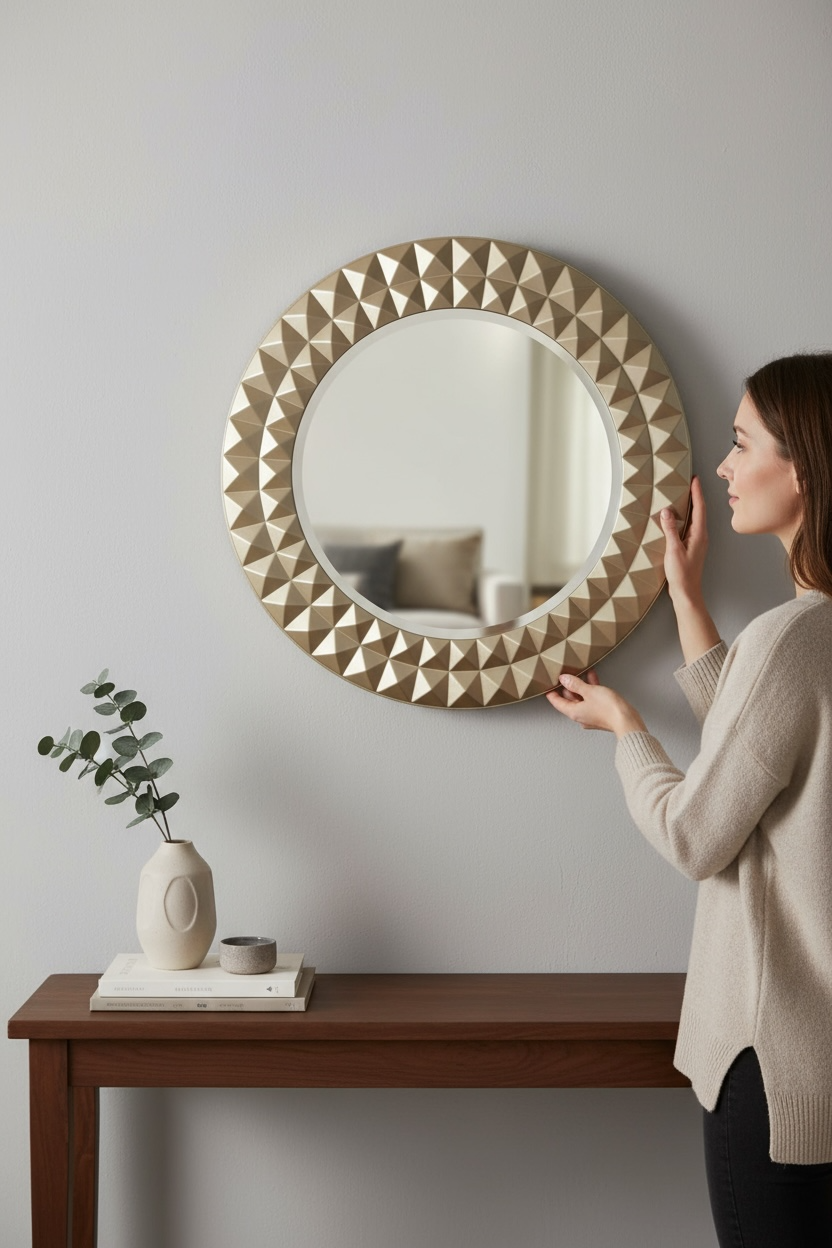 Golden Castle Decorative Mirror