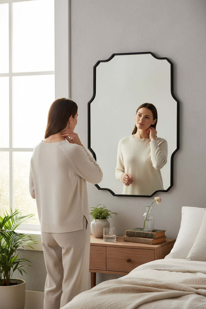 Black Truic decorative mirror