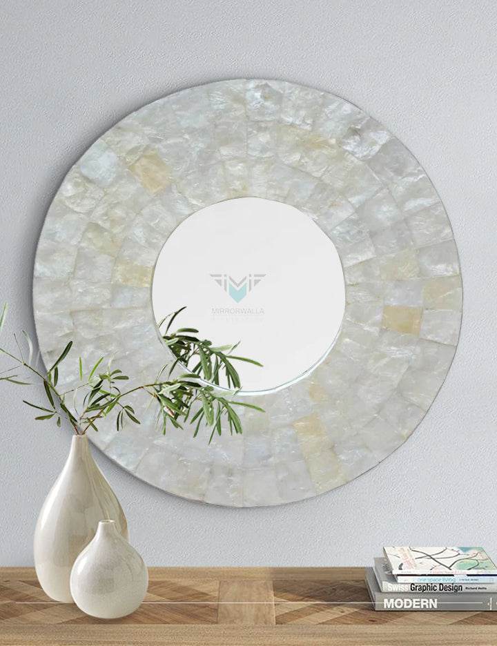 Ivory Love Decorative Mirror - Mirrorwalla