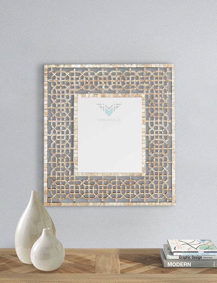 Ivory Mpearl DA Mirror - Mirrorwalla