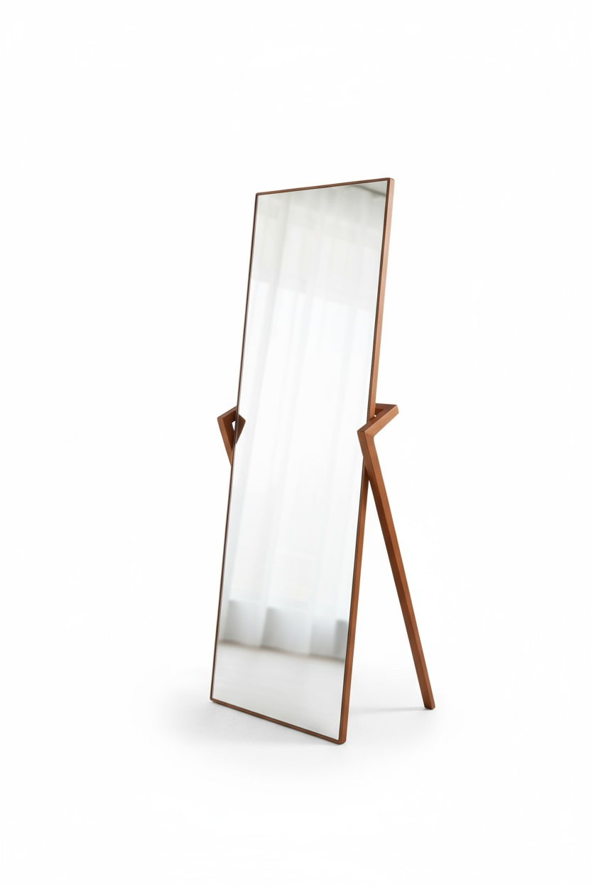 Dizo Teak full length Standing mirror