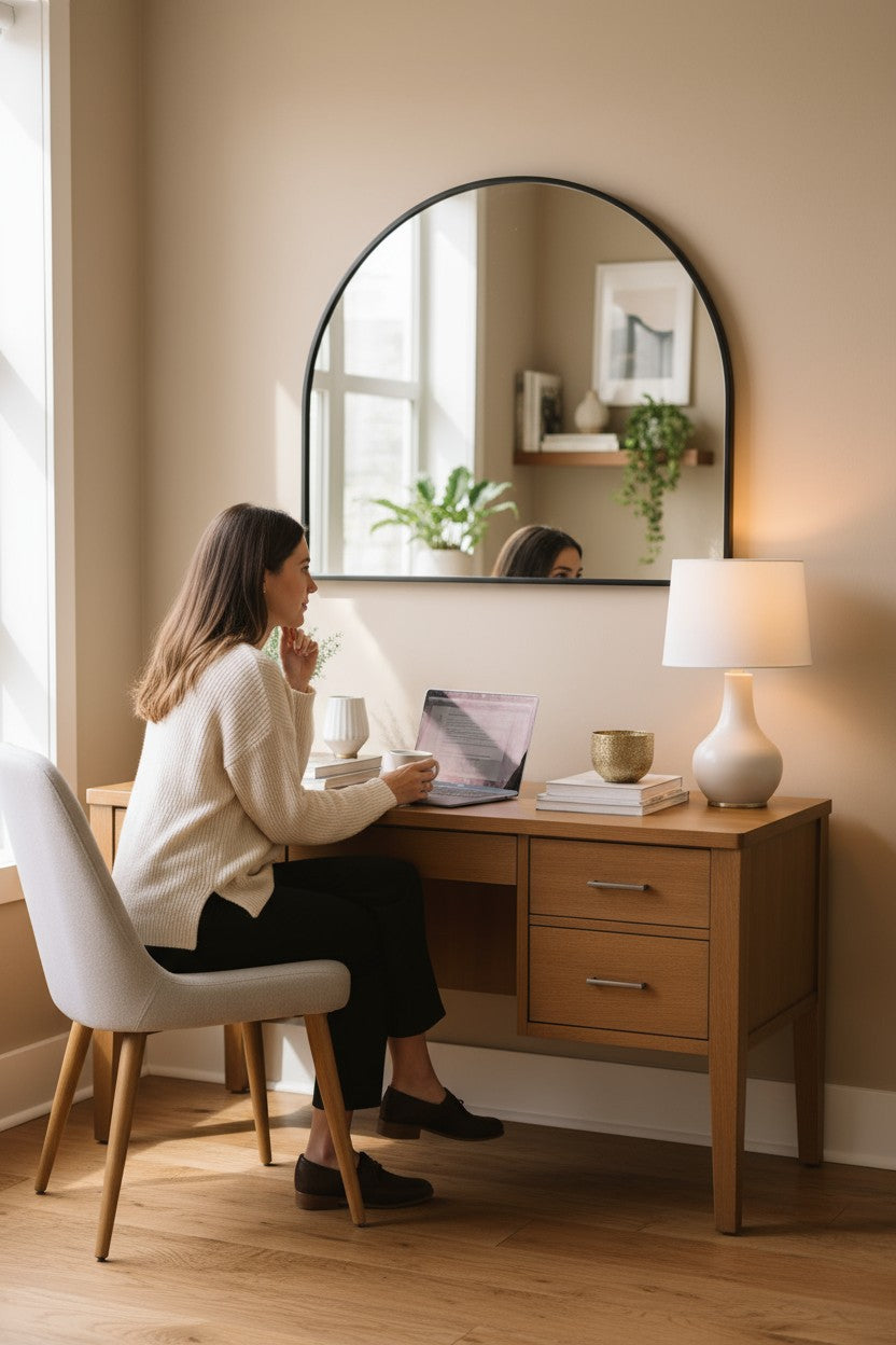 Wanga Black arch Dc Mirror