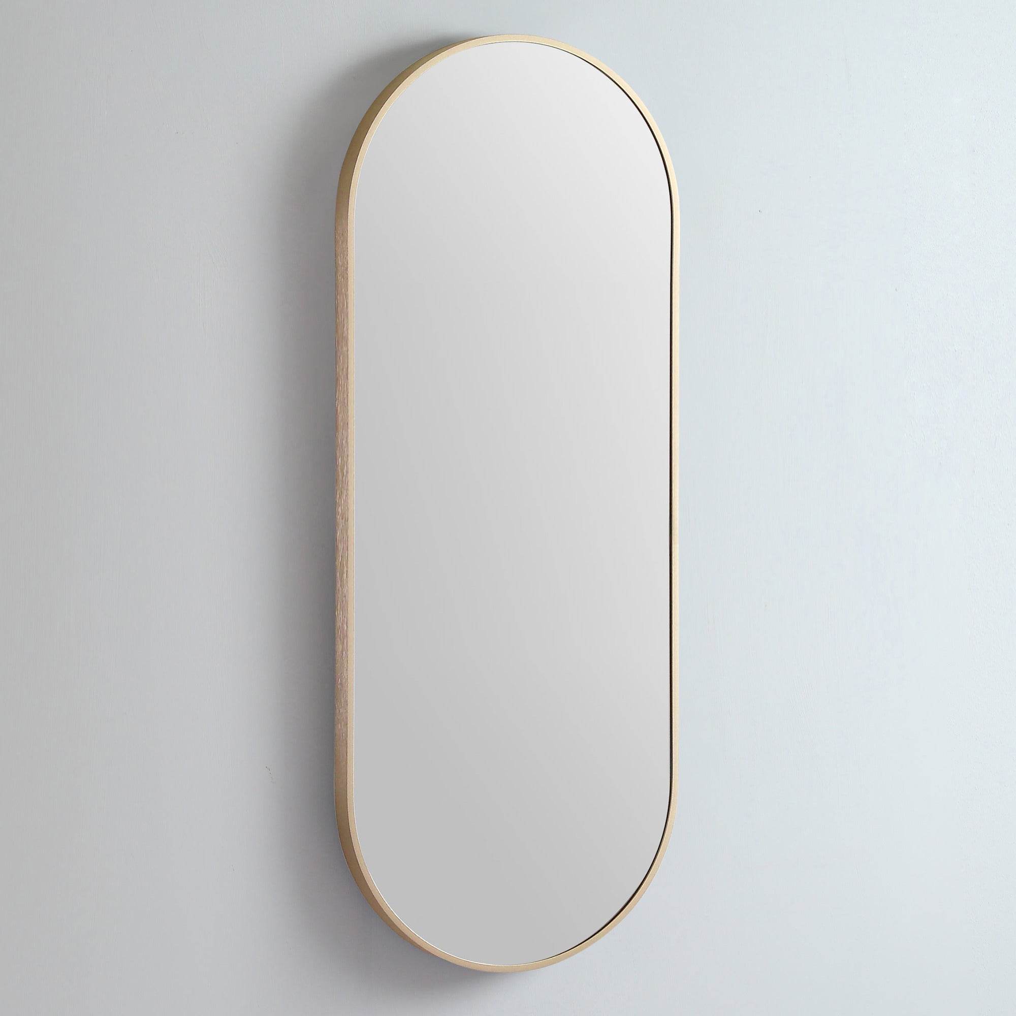 Big Gold capsule Aluminum Mirror - Mirrorwalla