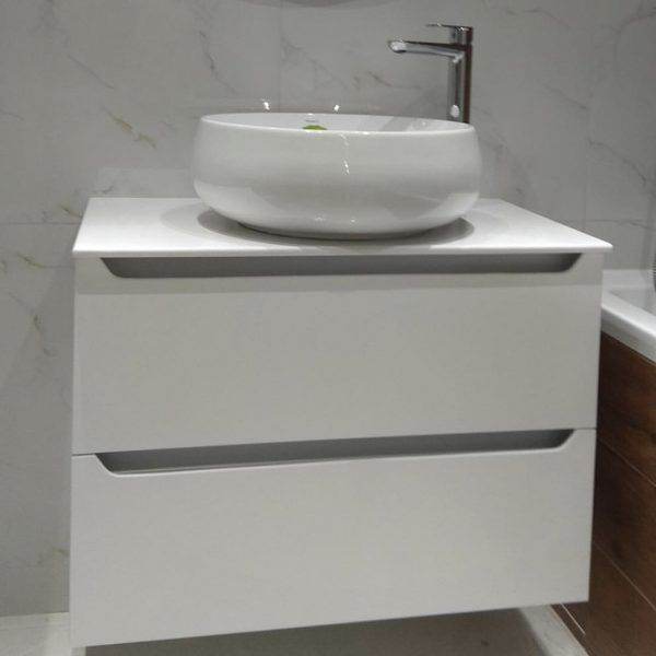Double Drawers Bathroom Vanity - Mirrorwalla