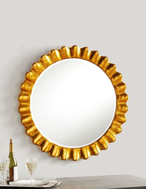 Gold Glaze Decorative Mirror