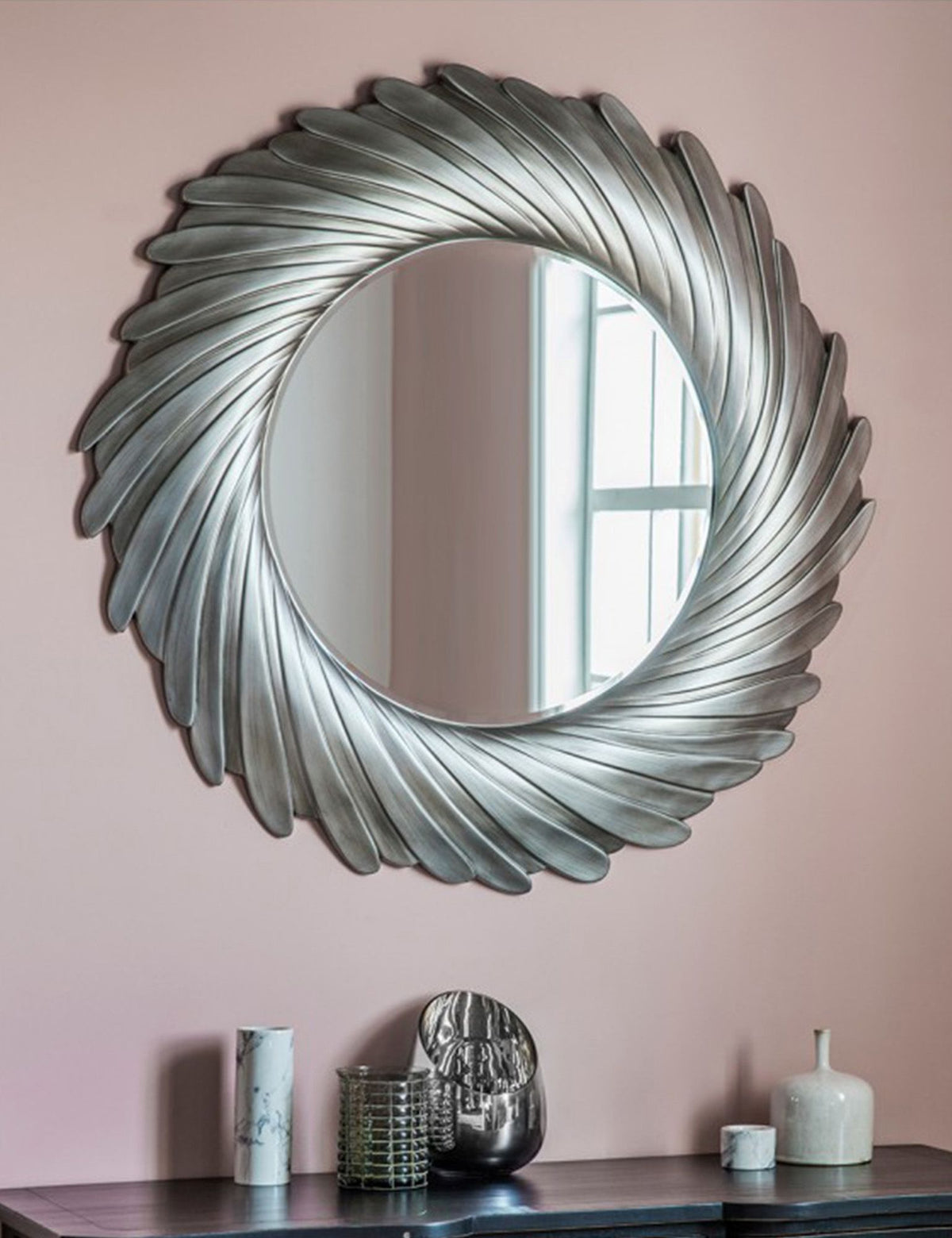 Silver Classic JS Decorative Mirror
