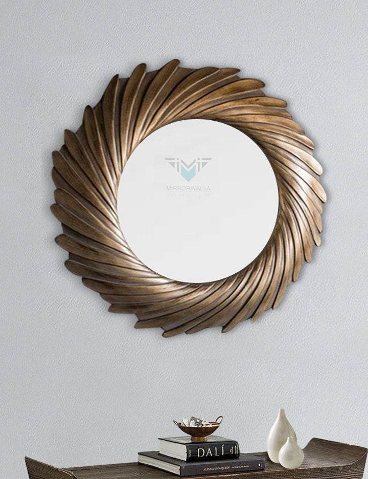 Classic Gold JS Decorative Mirror - Mirrorwalla
