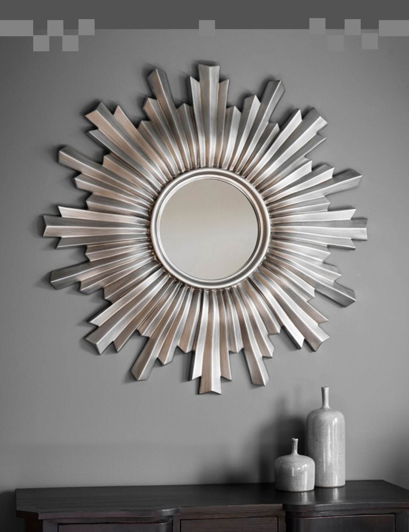 Champagne Sun Decorative Mirror - Mirrorwalla