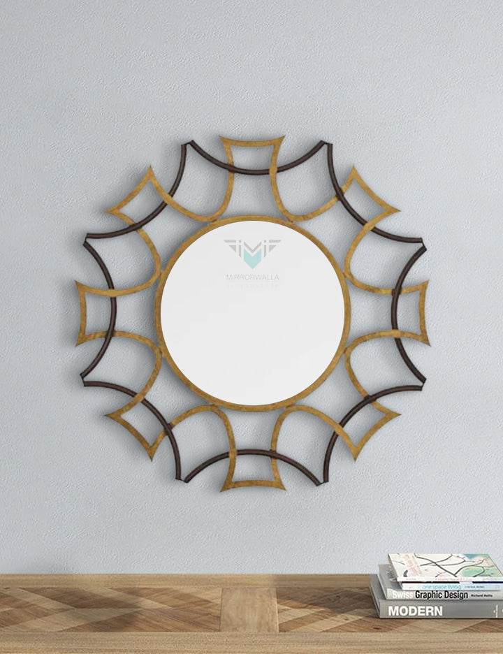 Black & Gold Scorpion DC Mirror - Mirrorwalla