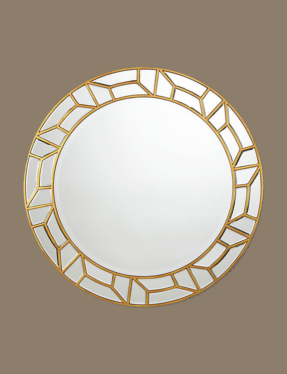 Round Net Decorative Mirror