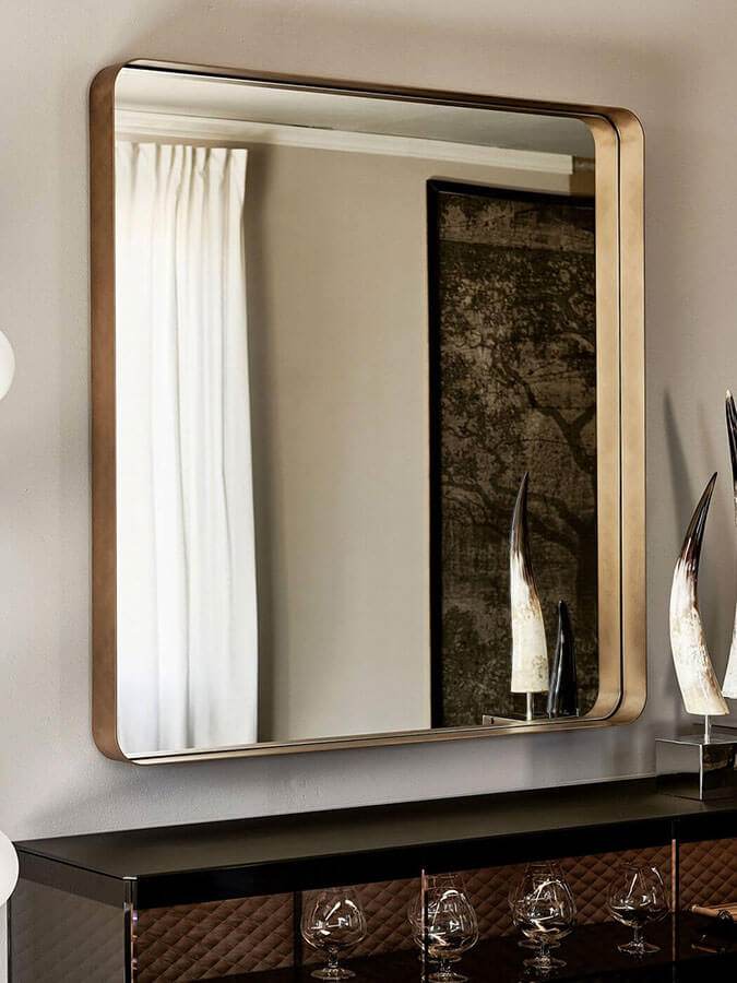 Copper Rues Decorative Mirror - Mirrorwalla
