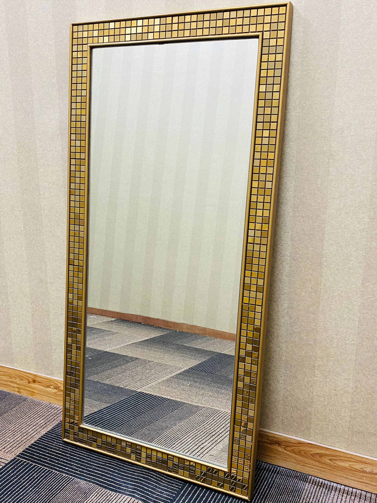 Gold Mosaic Dc Long Mirror