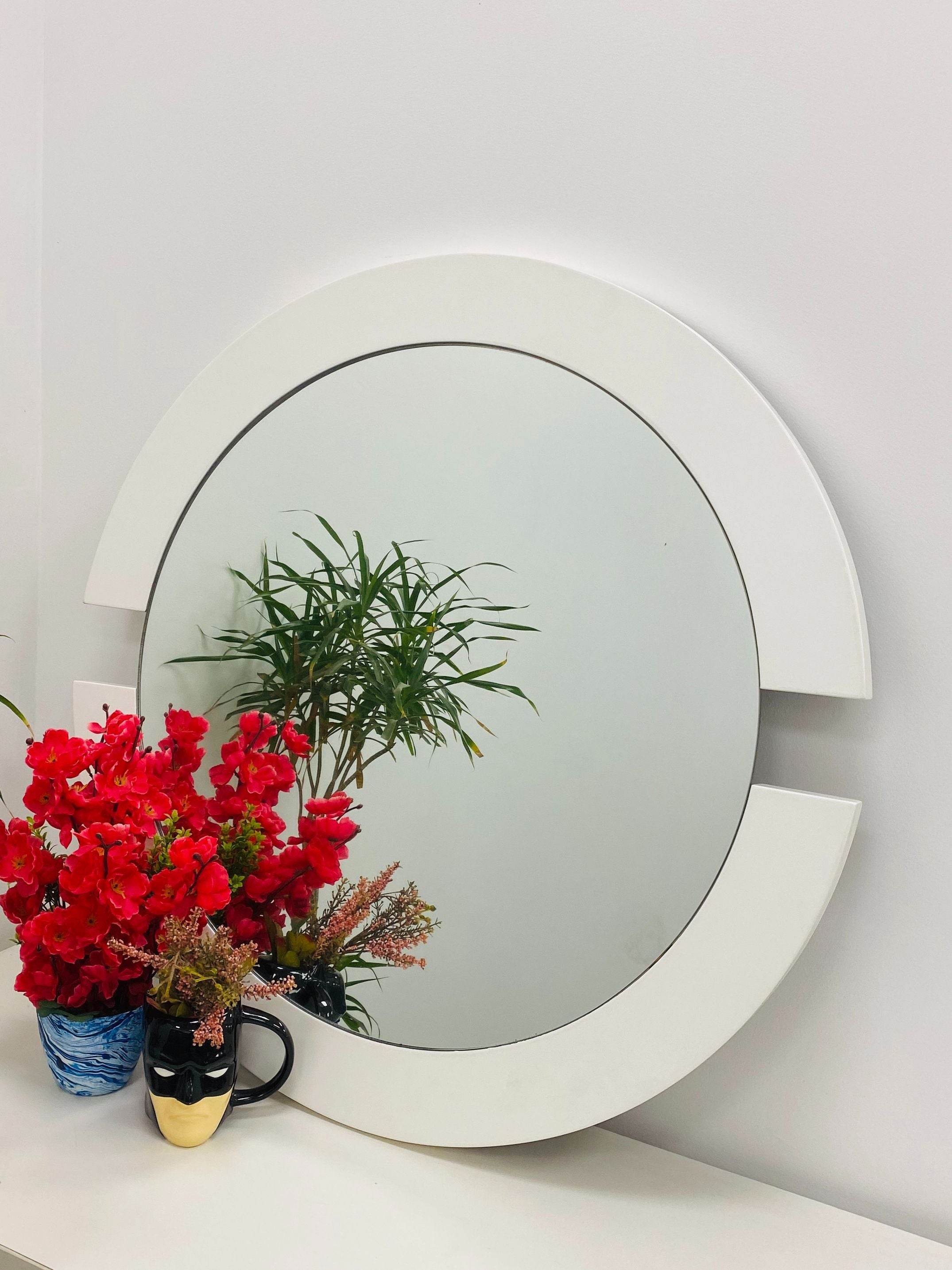 White Double C Mirror - Mirrorwalla