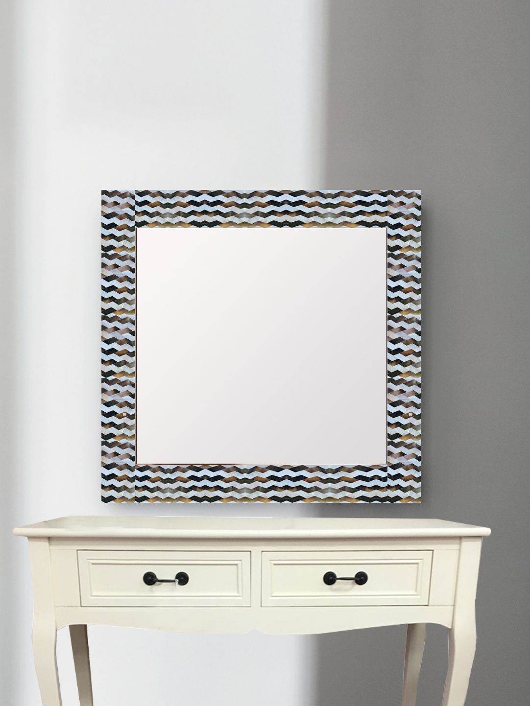 MOP Waves Decorative Mirror - Mirrorwalla