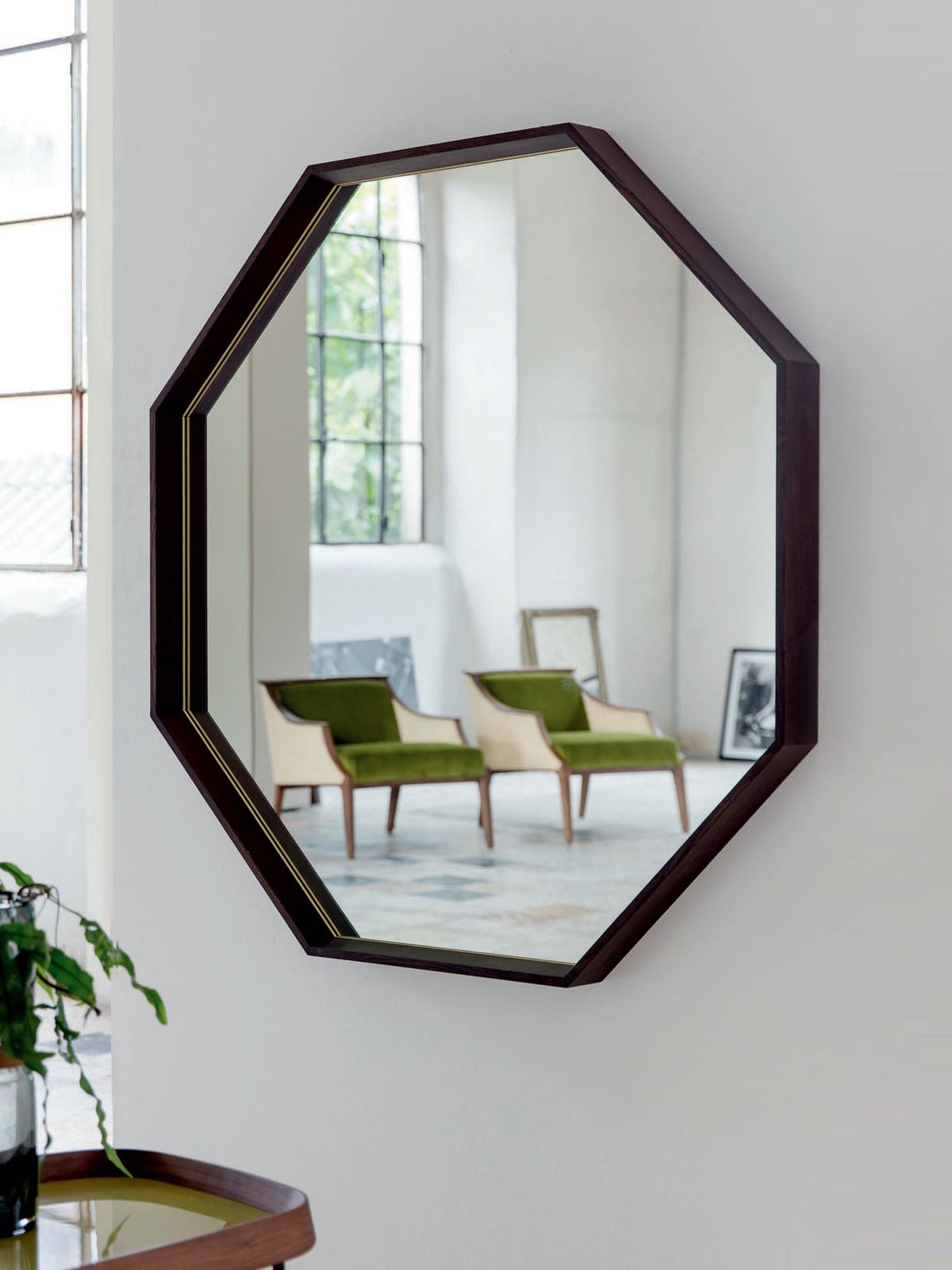 Hexawood Decorative Mirror