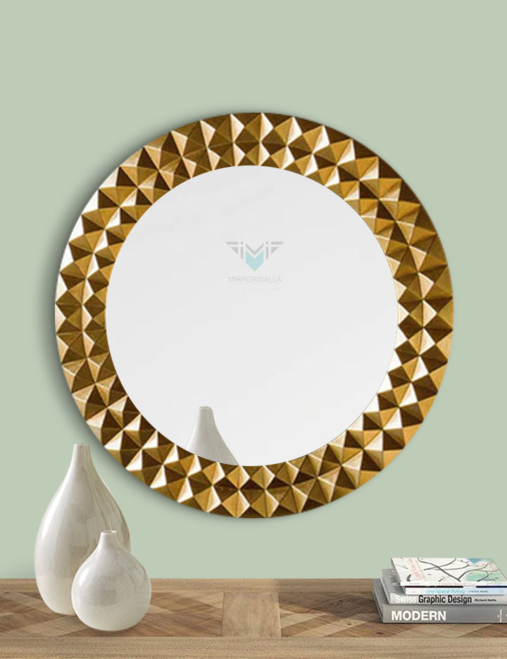 Golden Castle Decorative Mirror