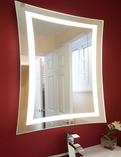 Sharp LED Backlit Mirror