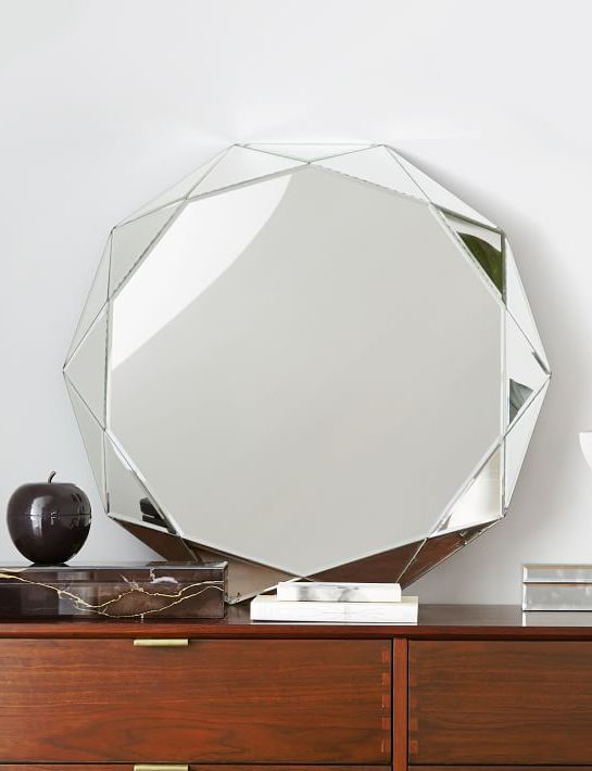 Round Diamond Decorative Mirror
