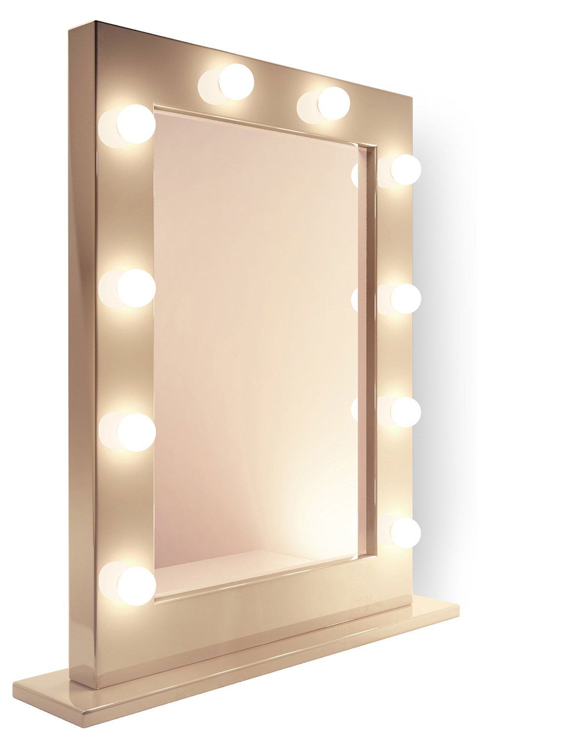 Cream Hollywood Makeup Mirror