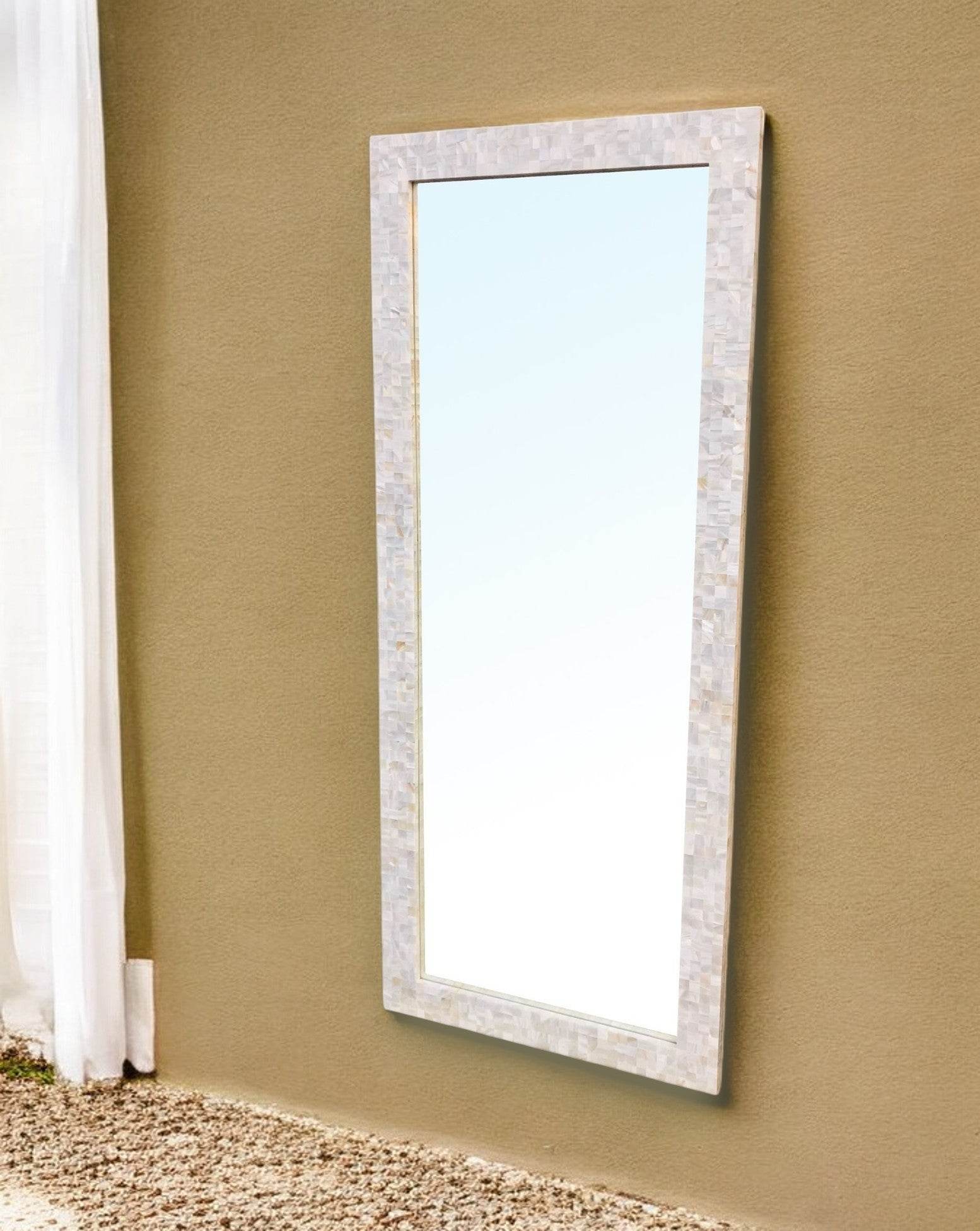 Modern Shells Full Length Mirror - Mirrorwalla