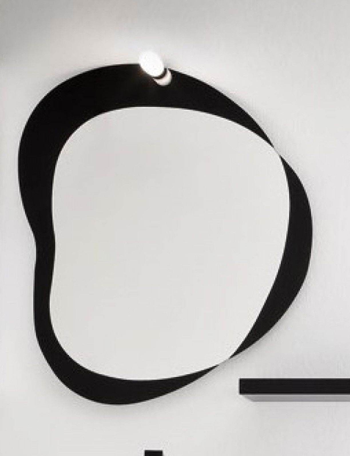 Black Heart Decorative Mirror - Mirrorwalla