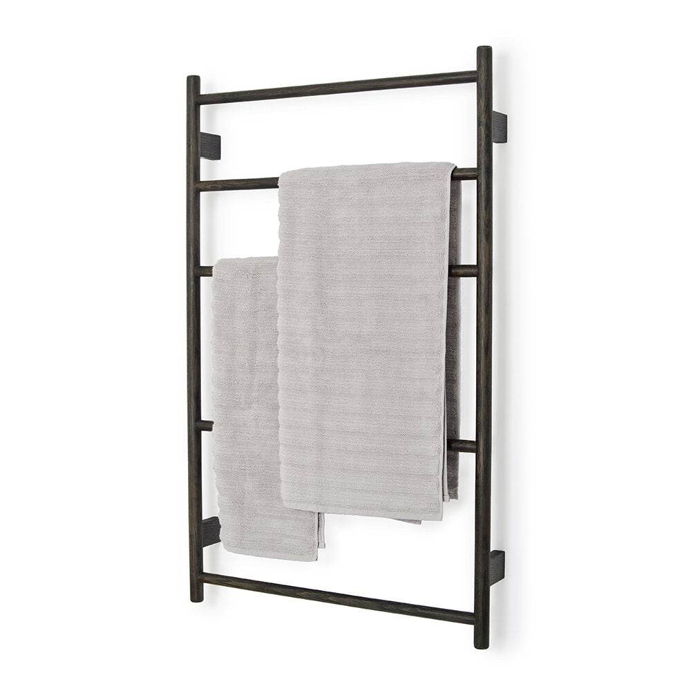 Black Wallbar Towel Rail - Mirrorwalla
